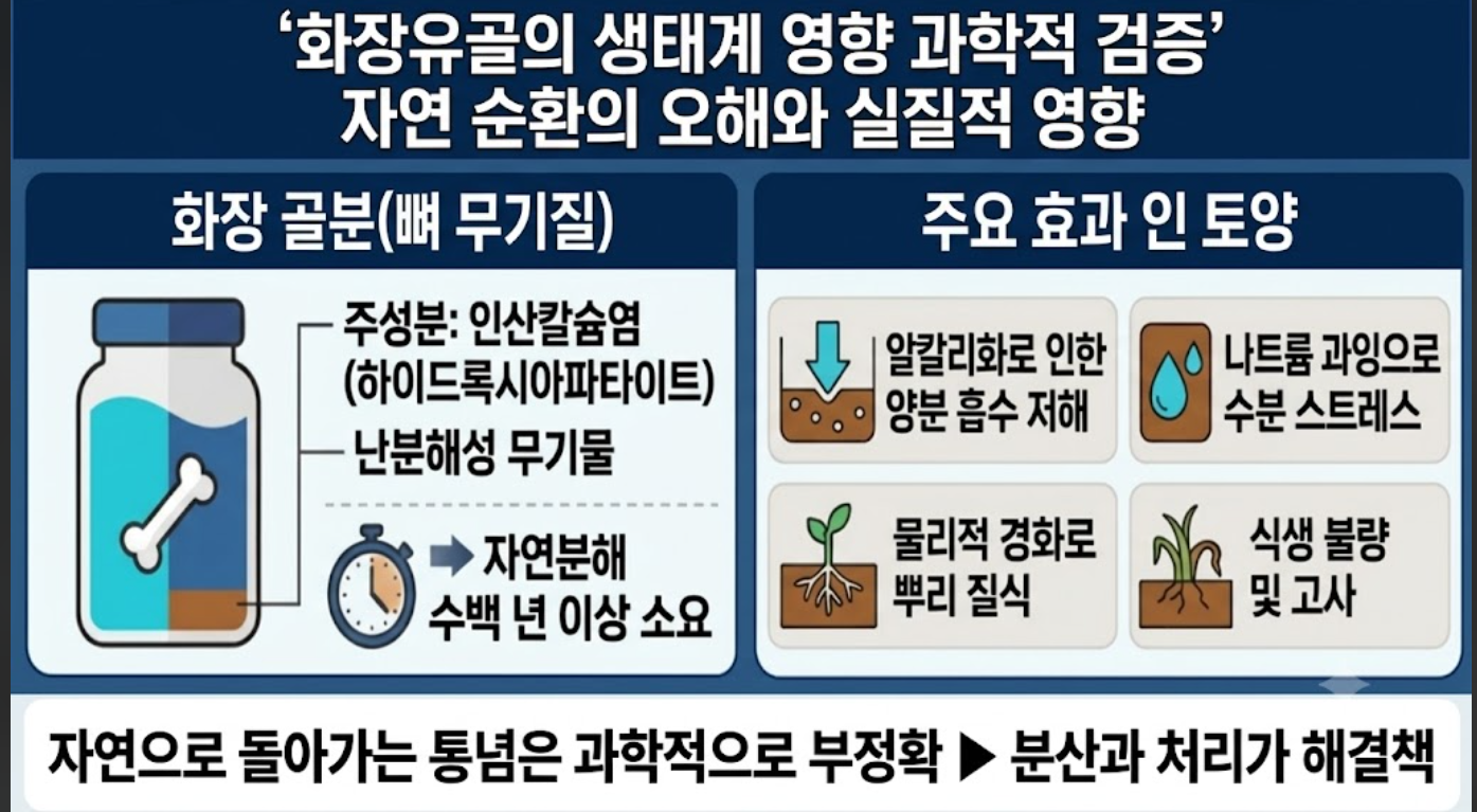 [Report] 화장유골 뿌리는 산분장, 과학적 검증 필요